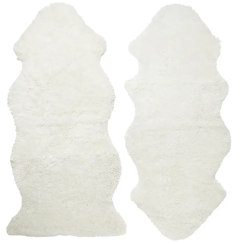Begränsat erbjudande Curly fårskinn 1,5 White